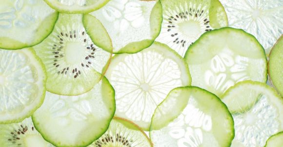 Nutrition - Sliced Green Fruits