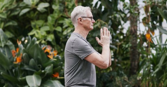 Man Wellness - Man Practicing Yoga