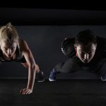 Man Wellness - man, woman, push-ups